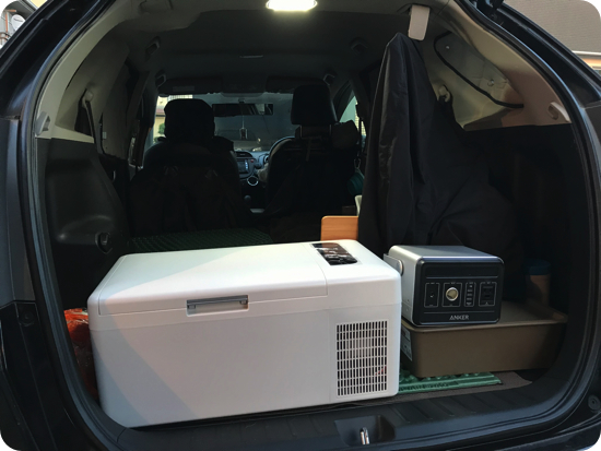 Bonarca 車載用 冷蔵冷凍庫をアンカーパワーハウスで使う
